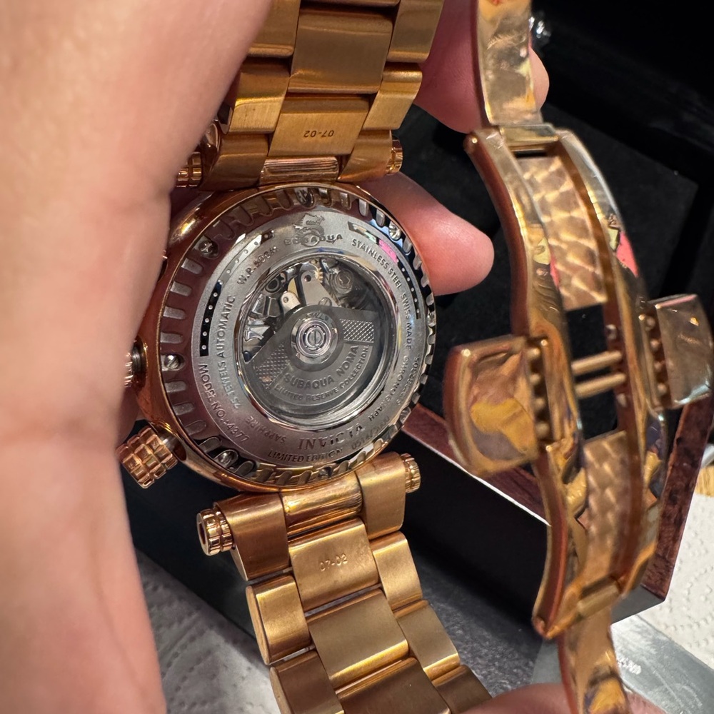 Invicta Gold-Tone Automatic Watch